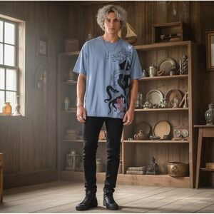 Disney Rare Vintage 2007 Pirates of the Caribbean At World's End Dragon Shirt.